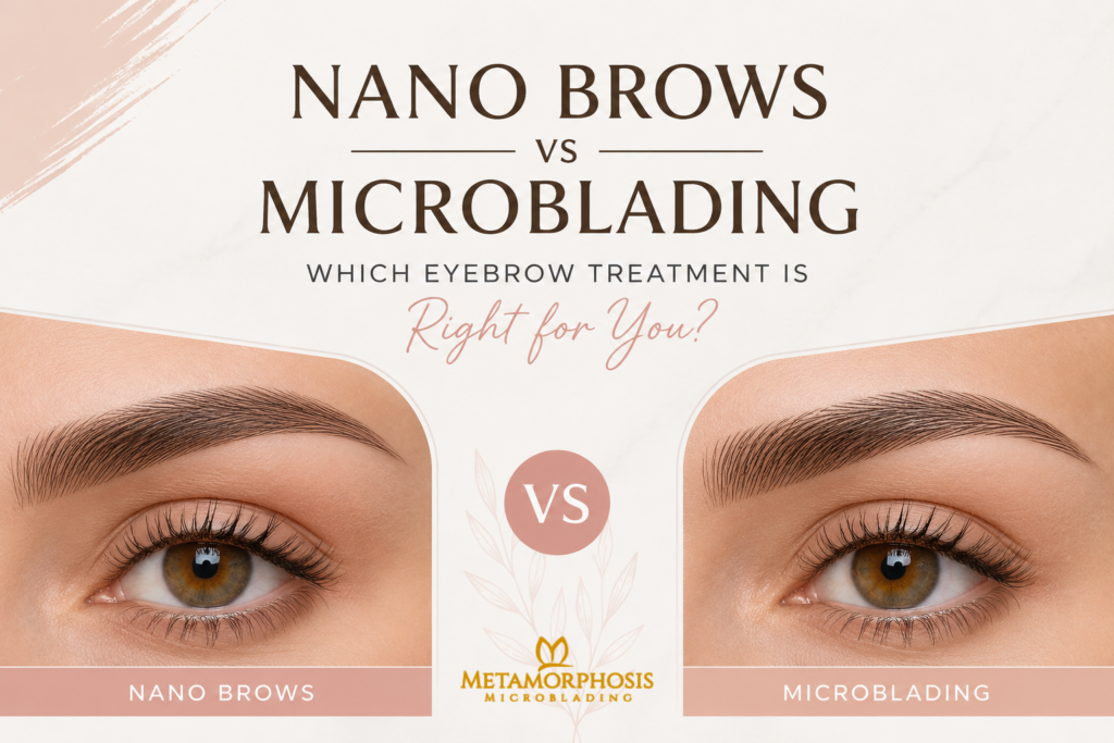 Nano Brows vs Microblading